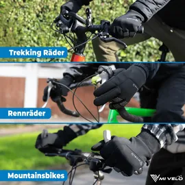 MIVELO Übergangshandschuhe Schwarz S