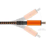 Xtorm USB auf Lightning 1,5 m Schwarz/Orange