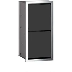 Emco 972527921 WC-Papier-Modul - Unterputzmodell  344mm, chrom/schwarz