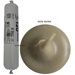 Ramsauer 120 Neutral eiche dunkel 1K Silikon Dichtstoff 400ml Folienbeutel