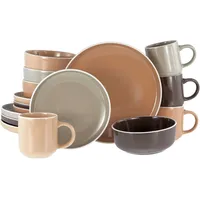 CreaTable Nordic Mocha Mousse Kombiservice 16-tlg.