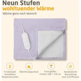 Medisana HB 418 Heizdecke 180 x 130 cm zartlila