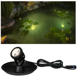 Paulmann 94209 Plug & Shine LED Spot Teichleuchte Einzelspot IP68 3000K 4W Schwarz