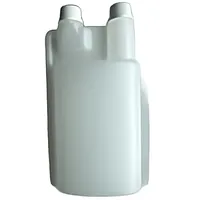 Kiehl Doppelhals-Dosierflasche 1L + 25 ml, leer, nachfüllbar