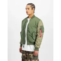 Alpha Industries MA-1 Camo Jacke Sage/Grün 2XL