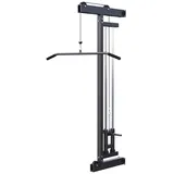 Gorilla Sports Latzugturm zur Wandbefestigung schwarz