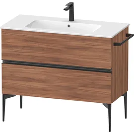 Duravit Waschtischunterschrank 2 Auszüge 101,0 x 47,7 x 59,1 cm Nussbaum matt