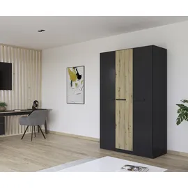 Rauch Drehtürenschrank MODI 136 x 210 x 54 cm Grau