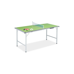 relaxdays Tischtennisplatte Grüne Tischtennisplatte mit Zubehör