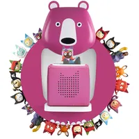 Xozoyo für Tonie Regal Toniebox Regal Hängemontage für TonieBox Tonie Regal Mädchen ü 30-48 Figuren Bärenform Regale für Kinderzimmer,Babyzimmer (Lila)