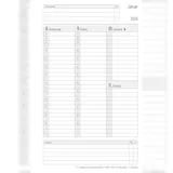 Chronoplan Buchkalender Origins A5 1 Woche/2 Seiten Petrol 2026