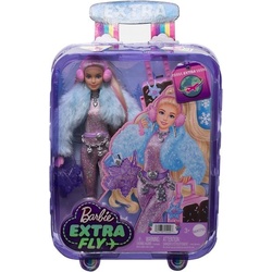 Barbie - Barbie Extra Fly Barbie-Puppe mit Winterkleidung