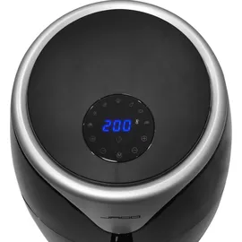 Jago® Heißluftfritteuse 5.5L - 1700 Watt, LED Display mit Touchscreen, 7 Programme, 60 min Timer, Ohne ÖL, Schwarz - Airfryer, Heißluf... - Schwarz