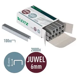 Leitz Heftklammern 6 mm Silber 2000 St.