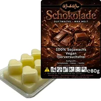 WonderWax Duftwachs Wax Melts für Duftlampe, 6 Herzen Duftmelt Wachsmelt Sojawachs Duftwachs Würfel für Raumdüfte, Wachs Duftöl Winter Indoor Schmelzen für Aromalampe Schokoladentraum