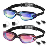 Vatefery schwimmbrille kinder,2 Stück Schwimmbrille für Kinder Jungen Mädchen Junior 3-15 Jahre, UV-Schutz, Anti-Fog,taucherbrille kinder