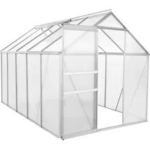Zelsius Gewächshaus Aluminium Silber HKP 6 mm 5,90 m2