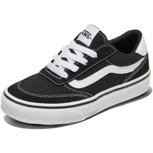 Vans Brooklyn Ls Unisex Kinder Black/White 32,5