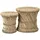 Marrakesch Orient & Mediterran Interior Hocker Benita 36 x 30 cm Beige