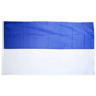 Flaggenfritze Fahne/Flagge Blau-Weiß + gratis Sticker