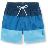 Playshoes Badeshorts Jungen Beach-Short Badehose Schwimmhose Badebekleidung, Color Block Marine, 74/80