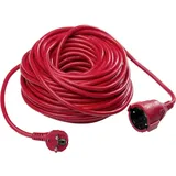as - Schwabe as Schwabe Kunststoff-Verlängerungskabel 15 m Rot 51153