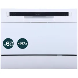 Homex GST6AD-W Tischgeschirrspüler (freistehend, 600 mm, Weiß)