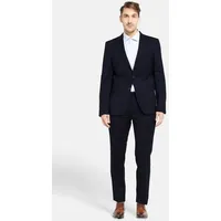 Lawrence Grey Hosenanzug Business-anzug Modern Fit 1-reihig blau 54