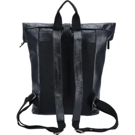The Skandinavian Brand Leder Rucksack Schwarz