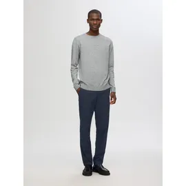 Selected SLH175-SLIM MILES BRUSHED Chinohose Blau 38 32