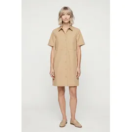 Hugo Kleid Blusenkleid Beige 38