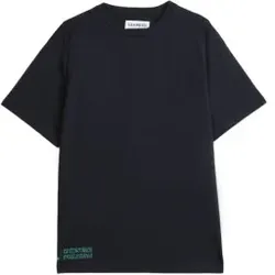 Bikkembergs für Herren. BMT0594 Marine Illustration T-Shirt (M), Lässig, Baumwolle, Kurzarm