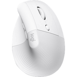 Logitech Lift for Mac Vertical Ergonomic Mouse, Off-White, Logi Bolt, USB/Bluetooth (910-006477)