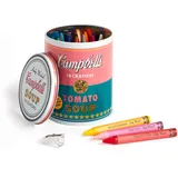 Mudpuppy Andy Warhol Soup Can Crayons + Sharpener