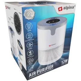 Alpina Luftreiniger mit HEPA H13 Filter und Ionisator Weiß