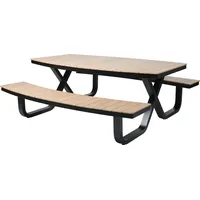 BEST Freizeitmöbel BEST Sitzgruppe Buddy, schwarz Kunststoff, Metall