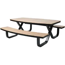 BEST Freizeitmöbel BEST Sitzgruppe Buddy, schwarz Kunststoff, Metall