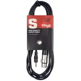 Stagg SAC3MPSBXF 3m 10ft. Mini Aux 3,5 mm Buchse an XLR-Buchse