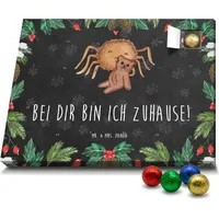 Mr. & Mrs. Panda Schoko Adventskalender Spinne Agathe Teddy - Schwarz - Geschenk, Miteinander, Liebesgeschenk, Merchandise, Liebesbeweis, Videos - Schwarz