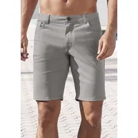 John Devin Chinoshorts »regular-fit«, 5-Pocket Chino-Shorts aus elastischer Baumwoll-Qualität John Devin grau