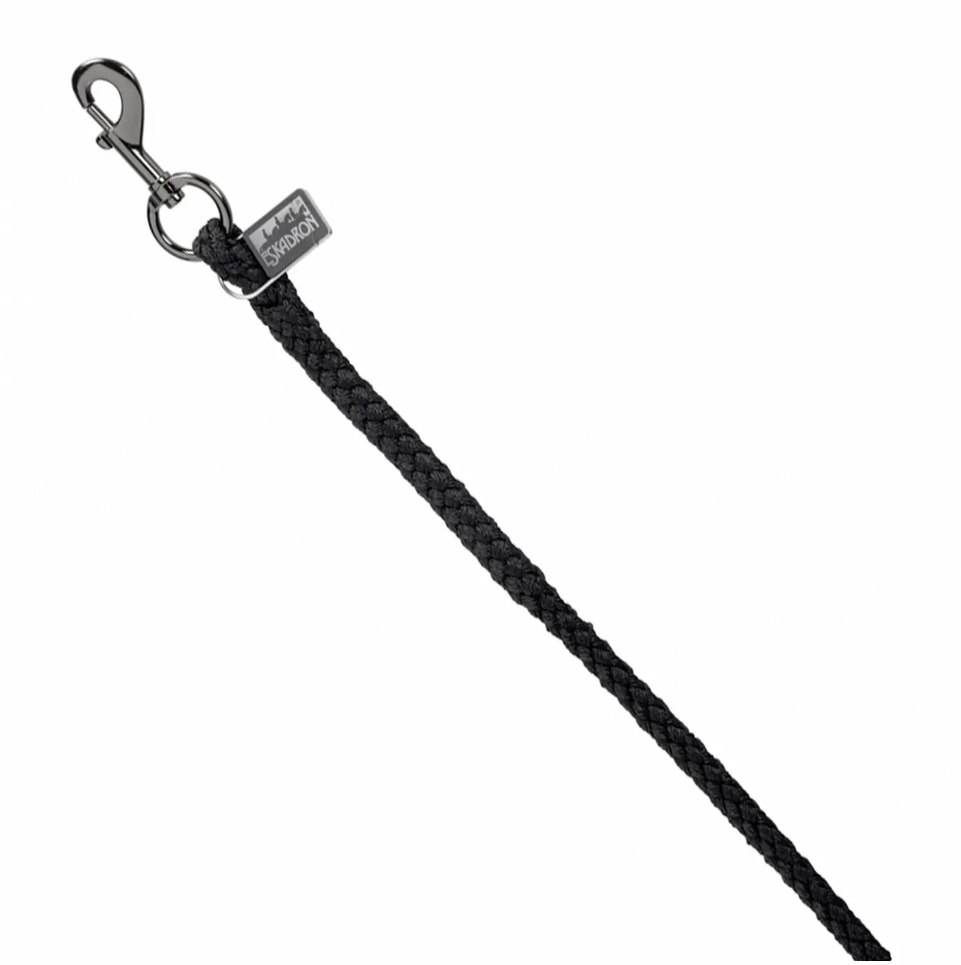 ESKADRON Platinum Führ- und Anbindestrick Regular mit Karabiner black ONE SIZE