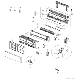 Bosch Climate 3000i Single Split-Klimagerät Inneneinheit CL3000i W 70 E 7 kW (7733701570)