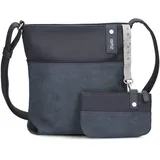 Zwei Umhängetasche Jana J10 Nubuk-Ink