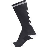hummel Elite Indoor Sock HIGH, Schwarz/Weiß, 35/38