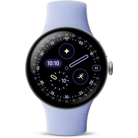 Google Pixel Watch 4 41 mm Aluminiumgehäuse Matte Black/Sportarmband Iris
