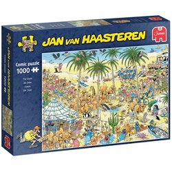 Jumbo Spiele Puzzle Jan van Haasteren Die Oase 1000 Teile Puzzle, Puzzleteile bunt