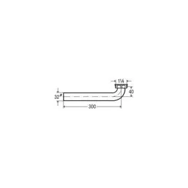 Viega 5621.25 Ablaufbogen G 1 1/4 x 300 mm Kunststoff weiß
