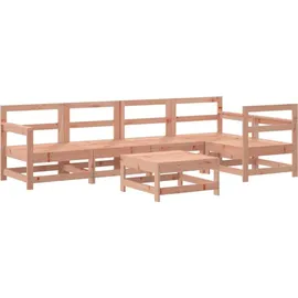 vidaXL Garten-Lounge-Set 6-tlg. braun