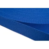 Jajasio Gurtband Baumwolle 20mm Breit, Baumwollgurtband Taschengurtband 12 - Royalblau 12 Meter