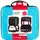 Bigben Interactive Nintendo Switch Storage Case blau